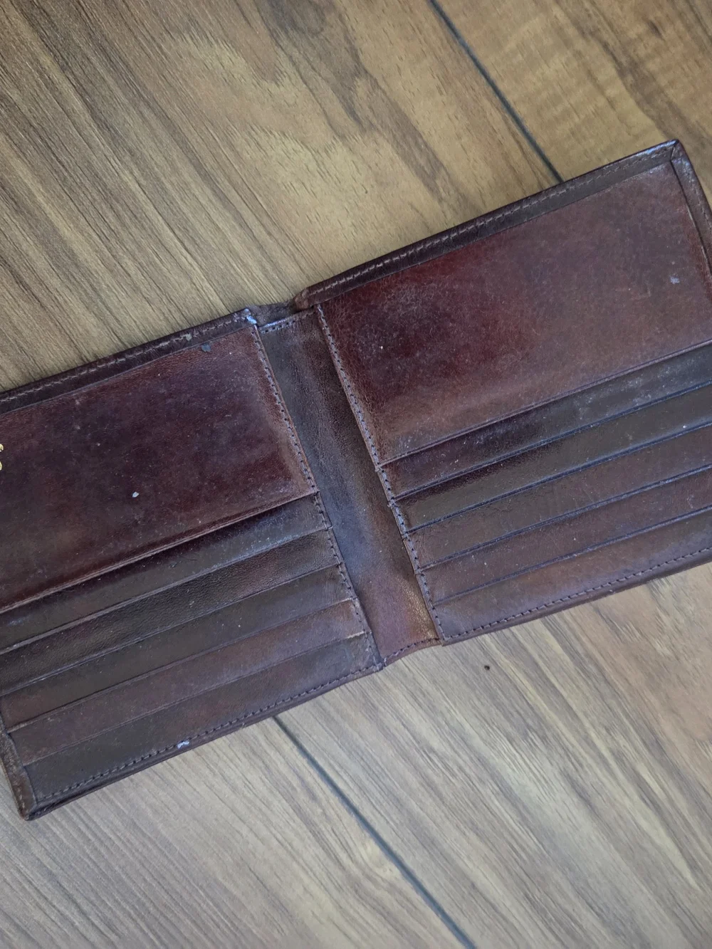 Classic Men's Bosca Brown Leather Bi-Fold Wallet